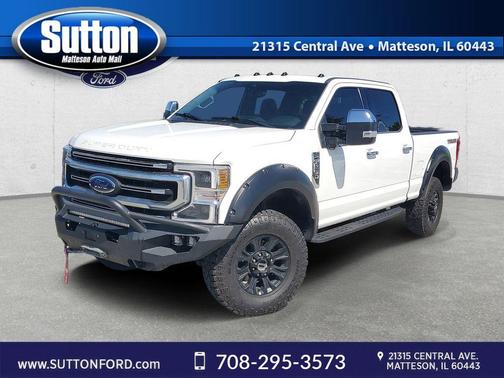 White Metallic 2022 Ford F-250 Platinum