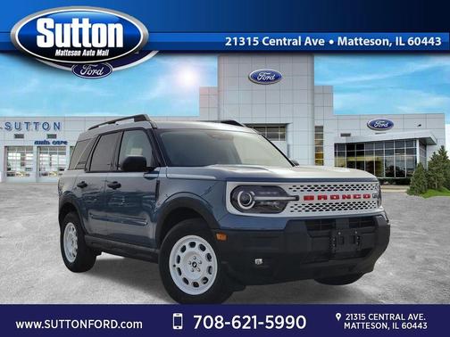 Azure Gray Metallic 2025 Ford Bronco Sport Heritage