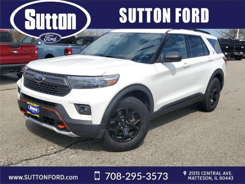 Star White 2022 Ford Explorer Timberline