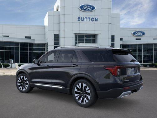 Black Metallic 2026 Ford Explorer Platinum