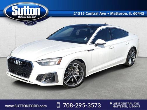 Ibis White 2023 Audi A5 45 S line Premium Plus