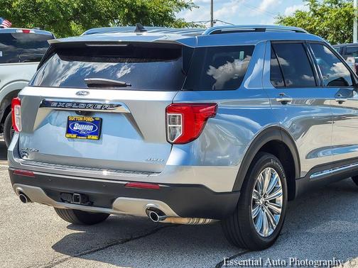 Silver Metallic 2024 Ford Explorer Limited