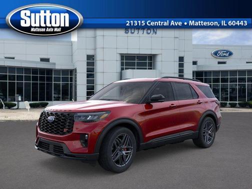Red 2026 Ford Explorer ST