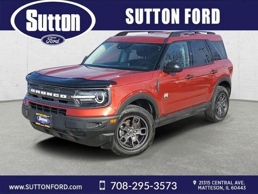Hot Pepper Red Tinted Clearcoat 2022 Ford Bronco Sport Big Bend