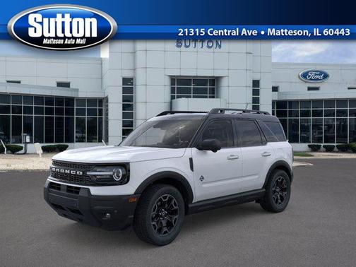 Oxford White 2025 Ford Bronco Sport Outer Banks SUV