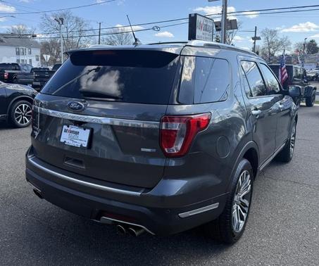 Gray 2018 Ford Explorer Platinum