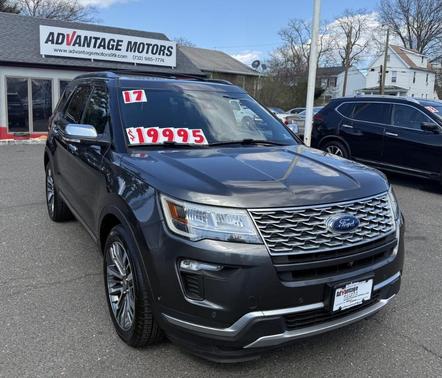 Gray 2018 Ford Explorer Platinum