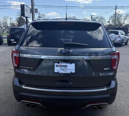 Gray 2018 Ford Explorer Platinum