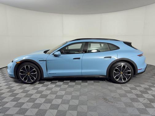 Frozen Blue Metallic 2022 Porsche Taycan 4