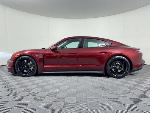 Red 2021 Porsche Taycan Taycan 4S