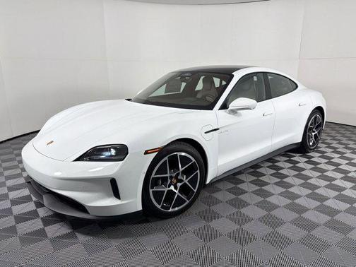 White 2026 Porsche Taycan 4