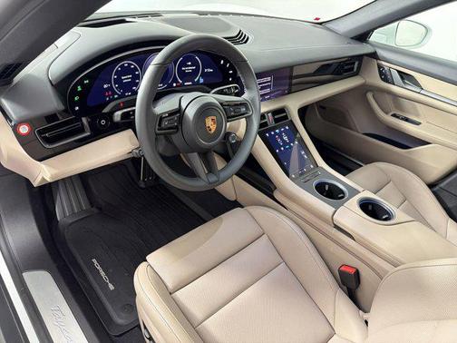 White 2026 Porsche Taycan 4