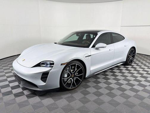 Ice Grey Metallic 2024 Porsche Taycan 4S