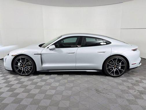 Ice Grey Metallic 2024 Porsche Taycan 4S