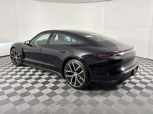 Jet Black Metallic 2026 Porsche Taycan 4S Black Edition
