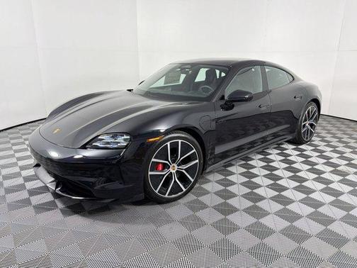 Jet Black Metallic 2026 Porsche Taycan 4S Black Edition