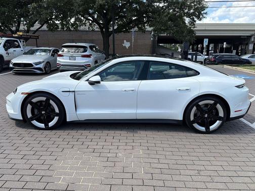 White 2025 Porsche Taycan RWD