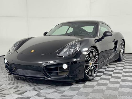 Black 2015 Porsche Cayman S Coupe