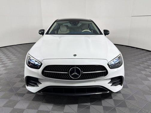 Moonlight White 2023 Mercedes-Benz E-Class E 450 Coupe