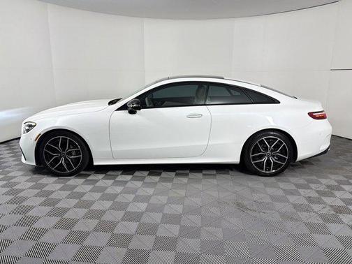 Moonlight White 2023 Mercedes-Benz E-Class E 450 Coupe