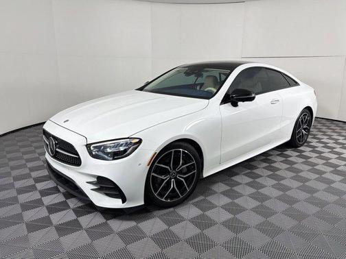 Moonlight White 2023 Mercedes-Benz E-Class E 450 Coupe