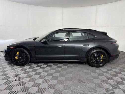 Volcano Grey Metallic 2023 Porsche Taycan Turbo S