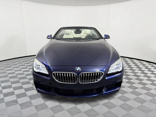 Blue 2018 BMW 650 650i Convertible