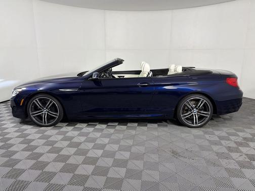 Blue 2018 BMW 650 650i Convertible