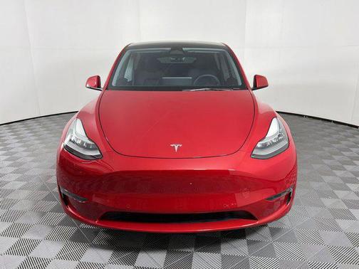 Red Multi-Coat 2022 Tesla Model Y Long Range Dual Motor All-Wheel Drive