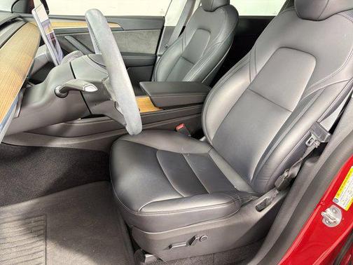 Red Multi-Coat 2022 Tesla Model Y Long Range Dual Motor All-Wheel Drive