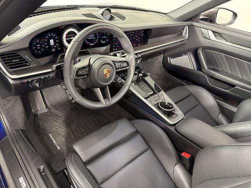 Gentian Blue Metallic 2025 Porsche 911 Turbo S
