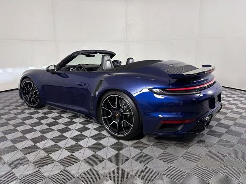 Gentian Blue Metallic 2025 Porsche 911 Turbo S
