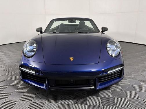 Gentian Blue Metallic 2025 Porsche 911 Turbo S