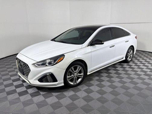 Quartz White Pearl 2018 Hyundai SONATA Sport