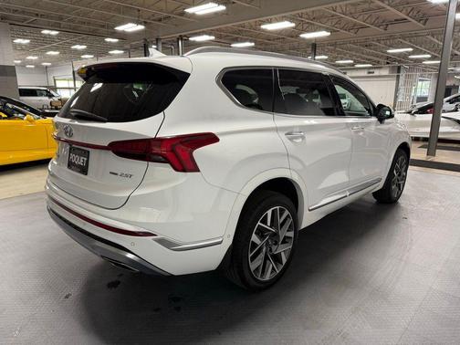 Serenity White Pearl 2023 Hyundai SANTA FE Calligraphy