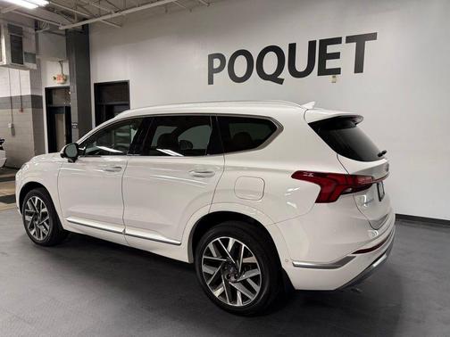 Serenity White Pearl 2023 Hyundai SANTA FE Calligraphy