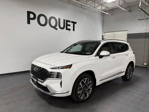 Serenity White Pearl 2023 Hyundai SANTA FE Calligraphy