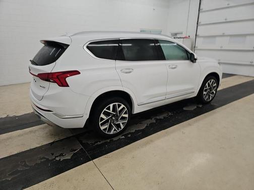 Serenity White Pearl 2023 Hyundai SANTA FE Calligraphy