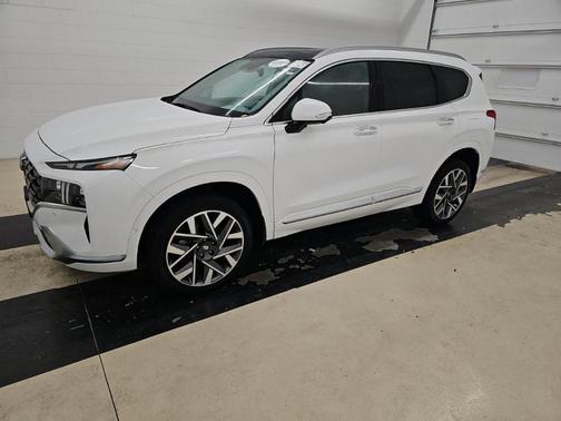 Serenity White Pearl 2023 Hyundai SANTA FE Calligraphy