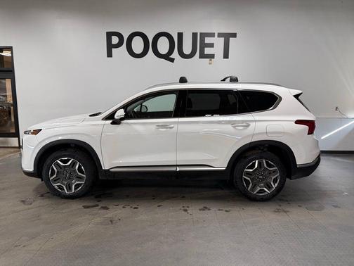 Serenity White Pearl 2023 Hyundai Santa Fe Plug-In Hybrid Limited SUV