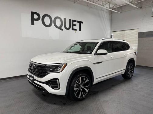 Opal White 2024 Volkswagen Atlas 2.0T SEL Premium R-Line 4MOTION