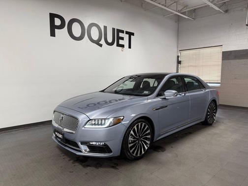 Chroma Crystal Blue Metallic 2019 Lincoln Continental Black Label