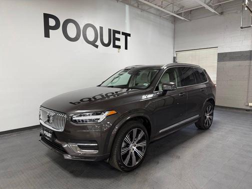 Platinum Grey Metallic 2023 Volvo XC90 Recharge Plug-In Hybrid T8 Plus Bright Theme 7 Passenger