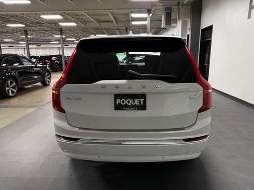 Crystal White Metallic 2024 Volvo XC90 Recharge Plug-In Hybrid T8 Plus Bright Theme 7 Passenger
