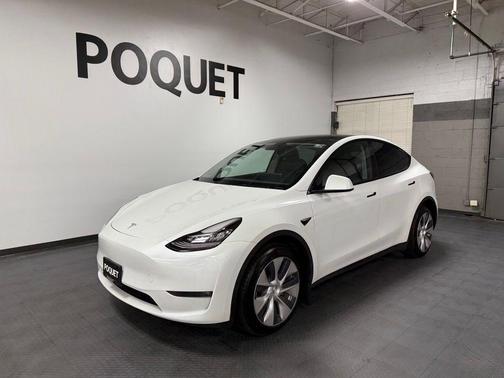 Pearl White Multi-Coat 2023 Tesla Model Y Long Range