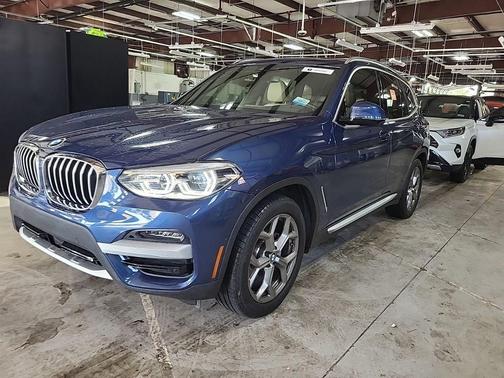 Phytonic Blue Metallic 2021 BMW X3 xDrive30i