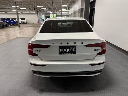 Crystal White Metallic 2024 Volvo S60 B5 Plus Black Edition