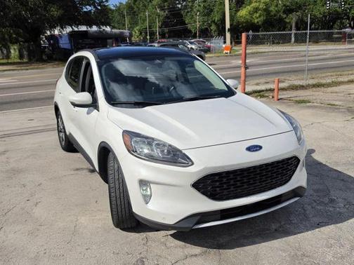 White 2020 Ford Escape Titanium Hybrid