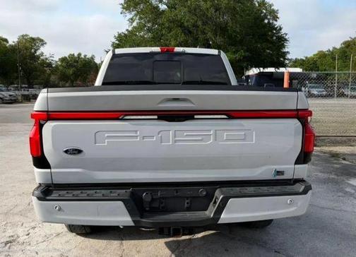 Gray 2023 Ford F-150 Lightning LARIAT