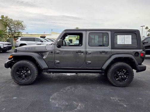 Granite Crystal Metallic Clearcoat 2022 Jeep Wrangler Unlimited Sport